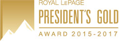 Royal LePage President's Gold Logo